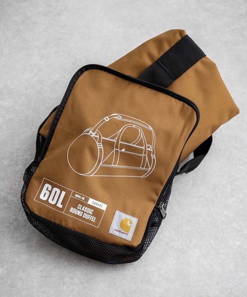 Carhartt(カーハート)の「Carhartt カーハート ダッフルバッグ60L/大容量2WAY撥水加工ショルダーバッグ(ショルダーバッグ・メンズ・ブラック/ブラウン・FREE)」の17枚目の写真