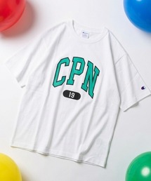 Champion（チャンピオン）の「2026SS Champion/チャンピオン カレッジプリント ワンポイントロゴ刺繍 クルーネック半袖Tシャツ キッズ（Tシャツ/カットソー）」