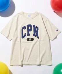 Champion（チャンピオン）の「2026SS Champion/チャンピオン カレッジプリント ワンポイントロゴ刺繍 クルーネック半袖Tシャツ キッズ（Tシャツ/カットソー）」
