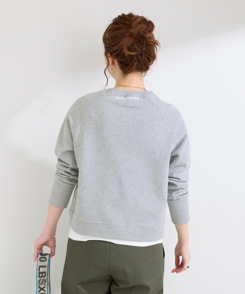 B.C STOCK（ベーセーストック）の「ウォッシャブル / シリコンロゴスウェット（スウェット・レディース・レッド/ホワイト/チャコールグレー・FREE）」の10枚目の写真