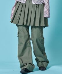SEQUENZ（シークエンズ）の「【sqnz/エスキュンズ】※WEB限定 / ローライズ / レディースフレアカーゴパンツ / sqnz eyelet low-rise pants（その他パンツ）」