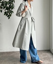 DouDou | 【WEB限定】スウェードライクトレンチコート(その他アウター)