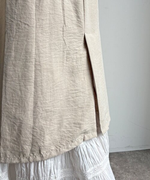 DouDou（ドゥドゥ）の「【WEB限定】スウェードライクトレンチコート（その他アウター・レディース・ベージュ/モスグリーン・FREE）」の18枚目の写真