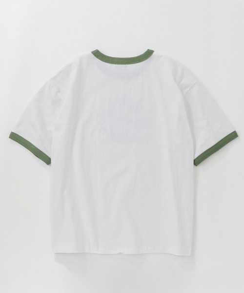 KAVU(カブー)の「KAVU/カブー HAVU Ringer Tee/ハブ リンガー Tシャツ(Tシャツ/カットソー・メンズ・ホワイト×レッド/ホワイト×グリーン/ホワイト×ネイビー・MEDIUM/LARGE)」の16枚目の写真