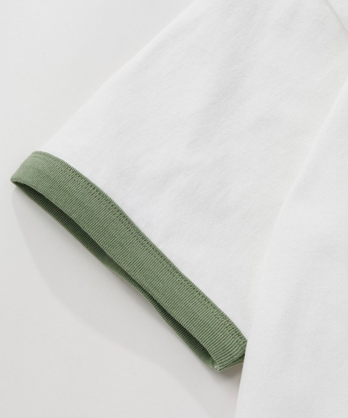 KAVU(カブー)の「KAVU/カブー HAVU Ringer Tee/ハブ リンガー Tシャツ(Tシャツ/カットソー・メンズ・ホワイト×レッド/ホワイト×グリーン/ホワイト×ネイビー・MEDIUM/LARGE)」の18枚目の写真