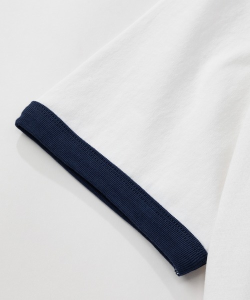 KAVU(カブー)の「KAVU/カブー HAVU Ringer Tee/ハブ リンガー Tシャツ(Tシャツ/カットソー・メンズ・ホワイト×レッド/ホワイト×グリーン/ホワイト×ネイビー・MEDIUM/LARGE)」の5枚目の写真