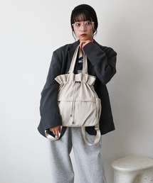 巾着リュックトートバッグ