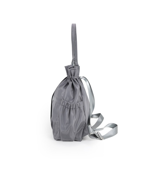 COLDE （コルデ）の「巾着リュックトートバッグ（トートバッグ・レディース・グレー/ブラック/アイボリー・FREE）」の12枚目の写真