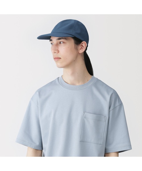 無印良品（ムジルシリョウヒン）の「ＵＶカット風を通す　ちいさくまとまる　キャップ（キャップ・レディース・ダークグレー/サンドベージュ/ブルー系/ブラック・55-59cm）」の4枚目の写真