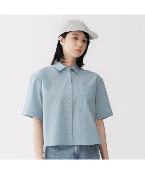 無印良品（ムジルシリョウヒン）の「ＵＶカット風を通す　ちいさくまとまる　キャップ（キャップ・レディース・ダークグレー/サンドベージュ/ブルー系/ブラック・55-59cm）」の3枚目の写真