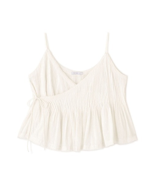 ETRE TOKYO(エトレトウキョウ)の「【先行予約限定 10%OFF】コットンドビーカシュクールキャミソール(キャミソール・レディース・ブラック/ホワイト・FREE)」の15枚目の写真