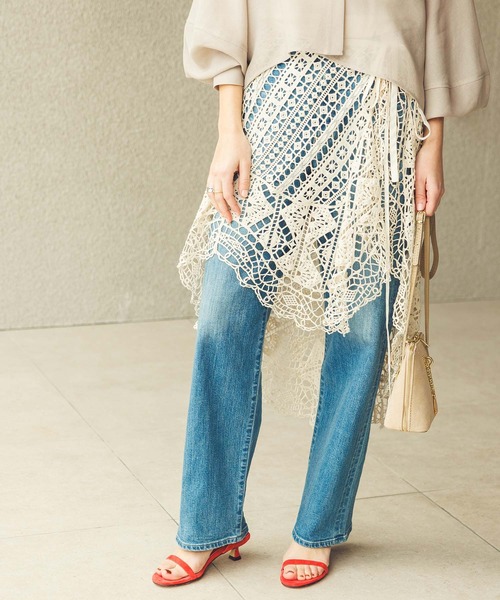 Gready Brilliant(グレディブリリアン)の「レース巻きスカート(スカート・レディース・アイボリー/ブラック・38)」の17枚目の写真