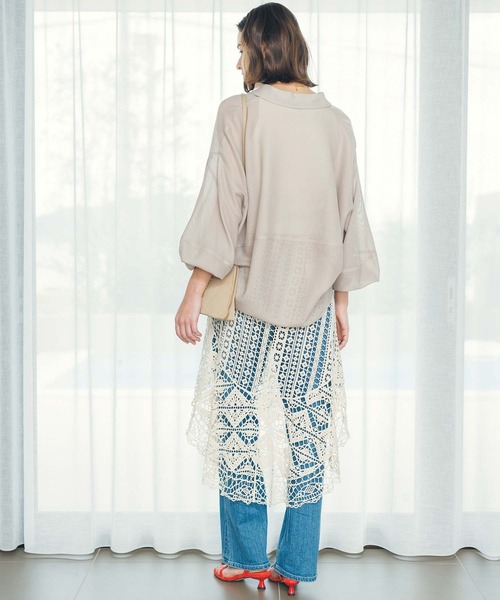 Gready Brilliant(グレディブリリアン)の「レース巻きスカート(スカート・レディース・アイボリー/ブラック・38)」の21枚目の写真