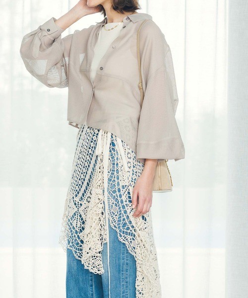 Gready Brilliant(グレディブリリアン)の「レース巻きスカート(スカート・レディース・アイボリー/ブラック・38)」の22枚目の写真