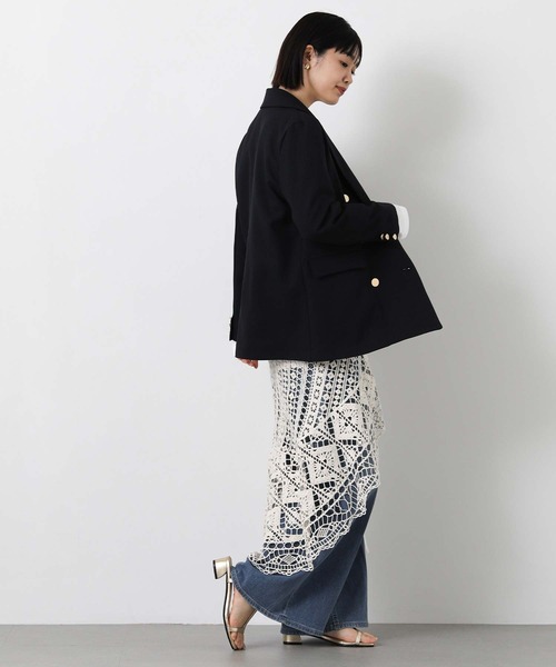 Gready Brilliant(グレディブリリアン)の「レース巻きスカート(スカート・レディース・アイボリー/ブラック・38)」の4枚目の写真