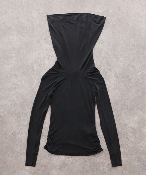 PULP/417EDIFICE(パルプフォーワンセブンエディフィス)の「peachy den / ピーチーデン KYLIE COLD SHOULDER TOP(Tシャツ/カットソー・レディース・ブラック/ブルー・SMALL/X-SMALL)」の14枚目の写真