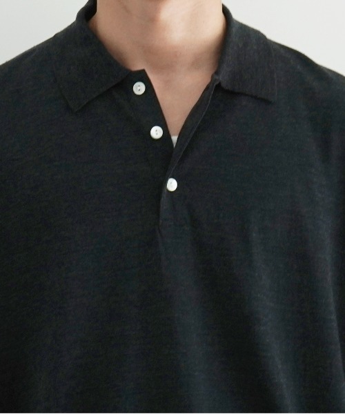 FilMelange（フィルメランジェ）の「Fil Melange Wornum / ウォーナム（ポロシャツ・メンズ・ブラック系その他・4）」の3枚目の写真