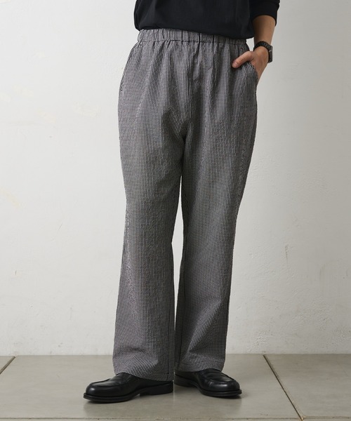 COLONY 2139（コロニートゥーワンスリーナイン）の「シアサッカーギンガムイージーパンツ（その他パンツ・メンズ・ブラック/ベージュ・LARGE/MEDIUM）」の2枚目の写真