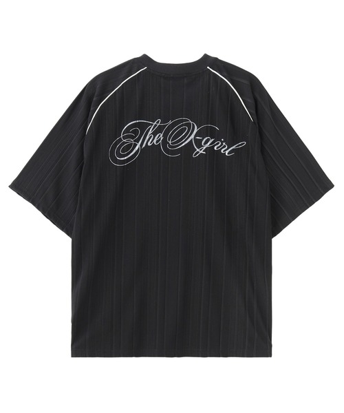 X-girl(エックスガール)の「SCRIPT LOGO BIG TEE(Tシャツ/カットソー・レディース・グレー/ブラック・S/M)」の12枚目の写真