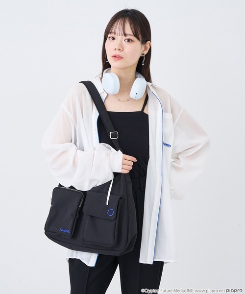 earth music&ecology（アースミュージックアンドエコロジー）の「KAITO イメージ バッグ（ショルダーバッグ・レディース・ブルー・FREE）」の4枚目の写真