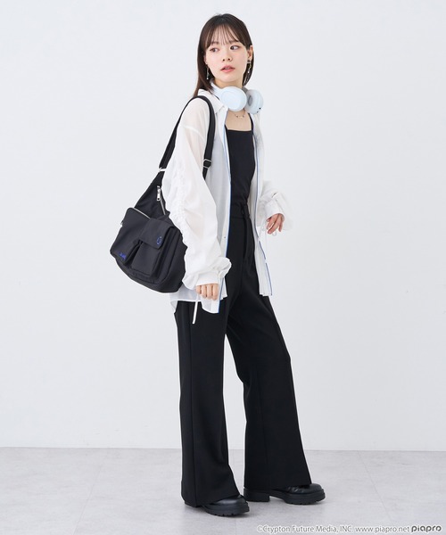 earth music&ecology（アースミュージックアンドエコロジー）の「KAITO イメージ バッグ（ショルダーバッグ・レディース・ブルー・FREE）」の6枚目の写真