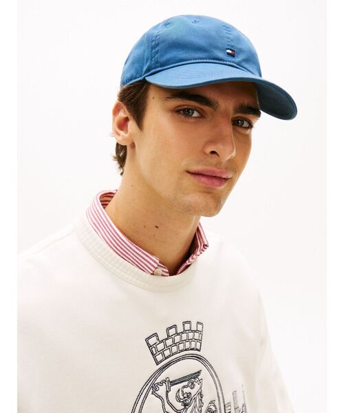 TOMMY HILFIGER(トミーヒルフィガー)の「フラッグソフト6パネルキャップ(キャップ・メンズ・ベージュ/イエロー/ピンク/レッド/ブルー・FREE)」の11枚目の写真