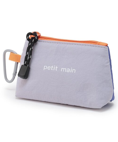 petit main（プティマイン）の「カラビナつきシャカシャカミニポーチ/LG（ポーチ・キッズ・ブルー/シルバー/ピンク・F）」の2枚目の写真