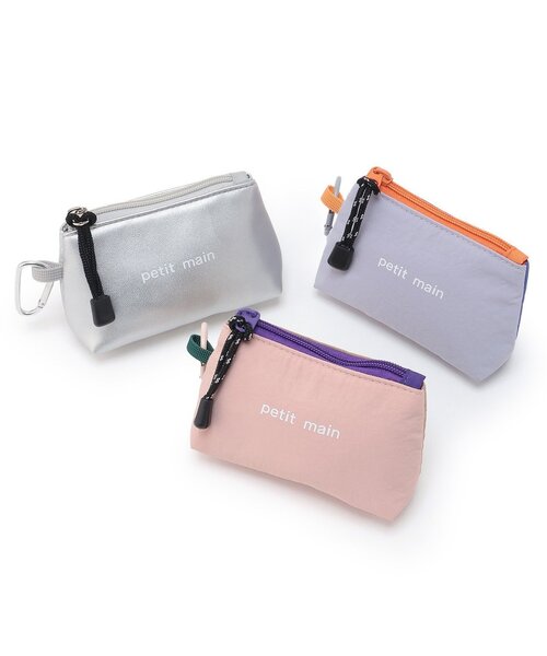 petit main（プティマイン）の「カラビナつきシャカシャカミニポーチ/LG（ポーチ・キッズ・ブルー/シルバー/ピンク・F）」の12枚目の写真