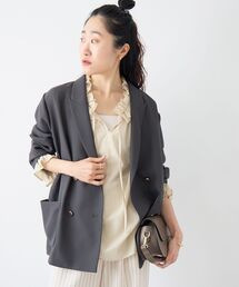 le.coeur blanc | メッシュダブルブレストジャケット(その他アウター)