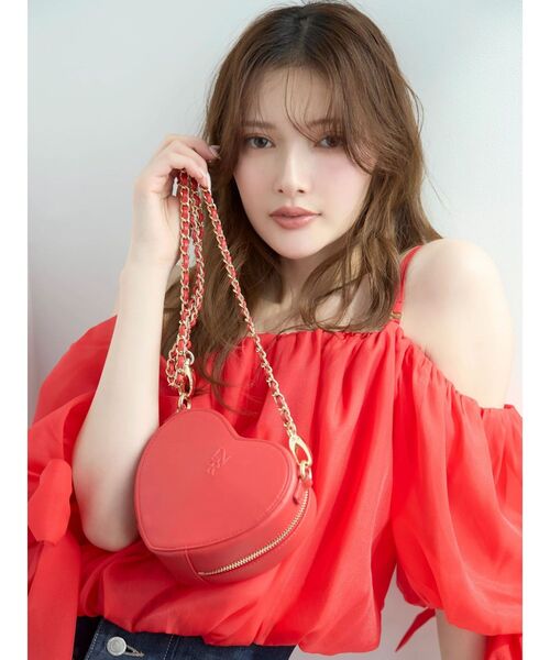 dazzlin(ダズリン)の「2WAYバリエバルーンブラウス(シャツ/ブラウス・レディース・その他1/オフホワイト/レッド/ブラック/ブルー・FREE)」の9枚目の写真