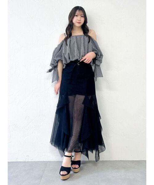 dazzlin（ダズリン）の「2WAYバリエバルーンブラウス（シャツ/ブラウス・レディース・その他1/オフホワイト/レッド/ブラック/ブルー・FREE）」の17枚目の写真