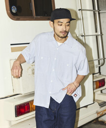 RED KAP（レッドキャップ）の「RED KAP/レッドキャップ 新色追加 別注 オックスフォード クロップド丈 ショートスリーブシャツ/ショート丈（シャツ/ブラウス）」