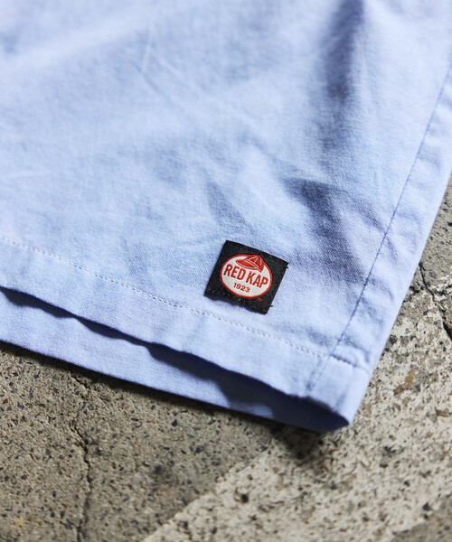 RED KAP（レッドキャップ）の「RED KAP/レッドキャップ 新色追加 別注 オックスフォード クロップド丈 ショートスリーブシャツ/ショート丈（シャツ/ブラウス・メンズ・イエロー/ブルー系その他/グレー/サックスブルー/ストライプ・LARGE/MEDIUM）」の15枚目の写真