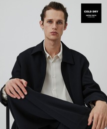 UNITED TOKYO（ユナイテッドトウキョウ）の「【新作】COLD DRY PLEATS ハリントンブルゾン　｜防シワ/接触冷感/イージーケア/通気性/春服（ブルゾン）」