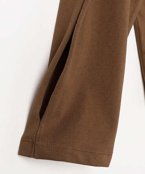 BASERANGE（ベースレンジ）の「Baserange/ベースレンジ PIN LONG SLEEVE TEE / TTPIL-RC-SP26 / ショルダースリット ロングスリーブTシャツ（Tシャツ/カットソー・レディース・ブラウン・SMALL）」の4枚目の写真