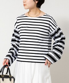 別注】＜Le minor＞ロングスリーブ ボートネックTシャツ（Tシャツ