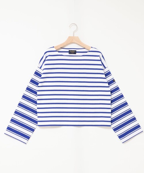 NOLLEY’S Sophi（ノーリーズソフィ）の「【Le minor/ルミノア】ボーダーロンＴ（Tシャツ/カットソー・レディース・ブラック系その他3/ブルー系その他3・38）」の14枚目の写真