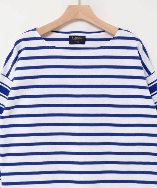 NOLLEY’S Sophi（ノーリーズソフィ）の「【Le minor/ルミノア】ボーダーロンＴ（Tシャツ/カットソー・レディース・ブラック系その他3/ブルー系その他3・38）」の15枚目の写真