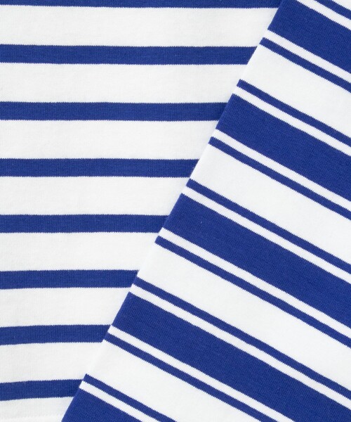 NOLLEY’S Sophi(ノーリーズソフィ)の「【別注カラー】【Le minor/ルミノア】ボーダーロンT(Tシャツ/カットソー・レディース・ブラック系その他3/ブルー系その他3/ベージュ系その他3・38)」の6枚目の写真