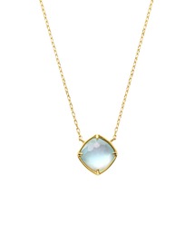 VENDOME AOYAMA | K18YG ブルートパーズ シェル ネックレス(ネックレス)