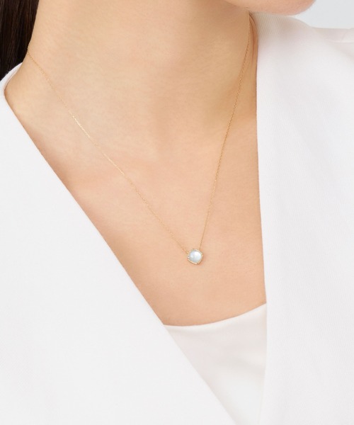 VENDOME AOYAMA（ヴァンドーム青山）の「K18YG ブルートパーズ シェル ネックレス（ネックレス・レディース・イエローゴールド・43cm）」の6枚目の写真