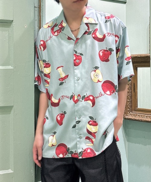 MILKBOY(ミルクボーイ)の「APPLE シャツ(シャツ/ブラウス・メンズ・B/A/C・FREE)」の9枚目の写真