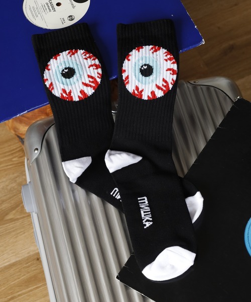 MISHKA(ミシカ)の「MISHKA SOCKS キープウォッチソックス(ソックス/靴下・メンズ・ブラック系2/ホワイト/ブラック系1/ブラック系3/ブラック系/ネイビー/ブラック/ホワイト系1・FREE)」の7枚目の写真