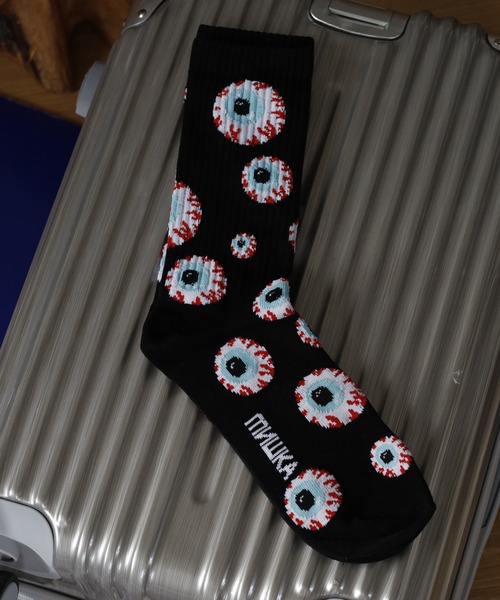 MISHKA(ミシカ)の「MISHKA SOCKS キープウォッチソックス(ソックス/靴下・メンズ・ブラック系2/ホワイト/ブラック系1/ブラック系3/ブラック系/ネイビー/ブラック/ホワイト系1・FREE)」の3枚目の写真