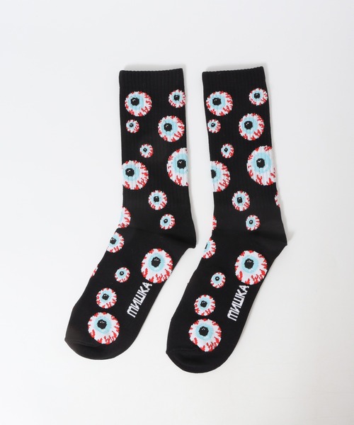 MISHKA(ミシカ)の「MISHKA SOCKS キープウォッチソックス(ソックス/靴下・メンズ・ブラック系2/ホワイト/ブラック系1/ブラック系3/ブラック系/ネイビー/ブラック/ホワイト系1・FREE)」の12枚目の写真