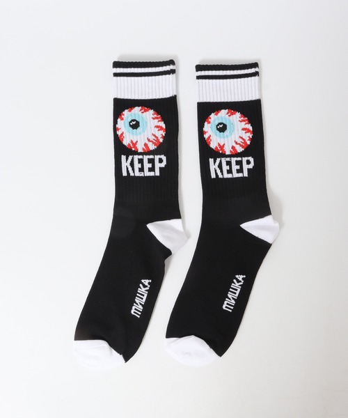 MISHKA(ミシカ)の「MISHKA SOCKS キープウォッチソックス(ソックス/靴下・メンズ・ブラック系2/ホワイト/ブラック系1/ブラック系3/ブラック系/ネイビー/ブラック/ホワイト系1・FREE)」の22枚目の写真