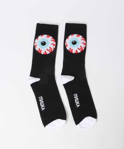 MISHKA(ミシカ)の「MISHKA SOCKS キープウォッチソックス(ソックス/靴下・メンズ・ブラック系2/ホワイト/ブラック系1/ブラック系3/ブラック系/ネイビー/ブラック/ホワイト系1・FREE)」の16枚目の写真