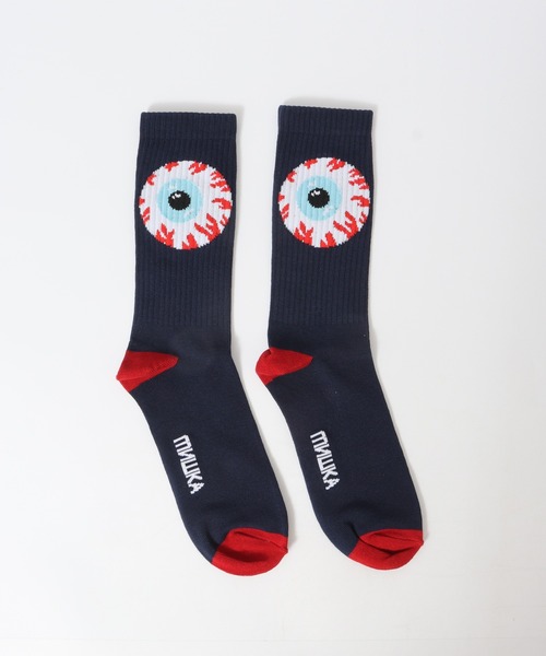MISHKA(ミシカ)の「MISHKA SOCKS キープウォッチソックス(ソックス/靴下・メンズ・ブラック系2/ホワイト/ブラック系1/ブラック系3/ブラック系/ネイビー/ブラック/ホワイト系1・FREE)」の15枚目の写真