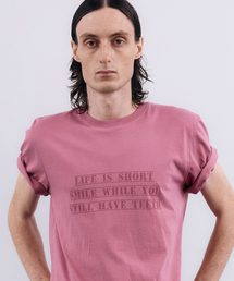 NUAKLE（ヌアクル）の「(m) ユニットグラフィックスリムT_ヴィンテージローズ（Tシャツ/カットソー）」