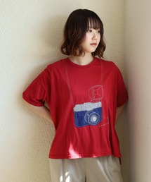EMAGO ｶﾒﾗﾊﾟｯﾁﾜｰｸT 5分袖